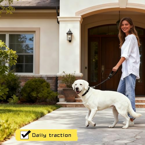 2-in-1 Car Seat Belt for Dogs, Headrest Dog Safety Harness & Leash - Adjustable Nylon Vehicle Pet Restraint, Tangle-Free Travel Solution for Small to Medium Dogs, 2-Pack - view 3