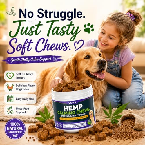 Hemp Calming Chews for Dogs, Advanced Dog Calming Chews melatonin for Dogs - view 6