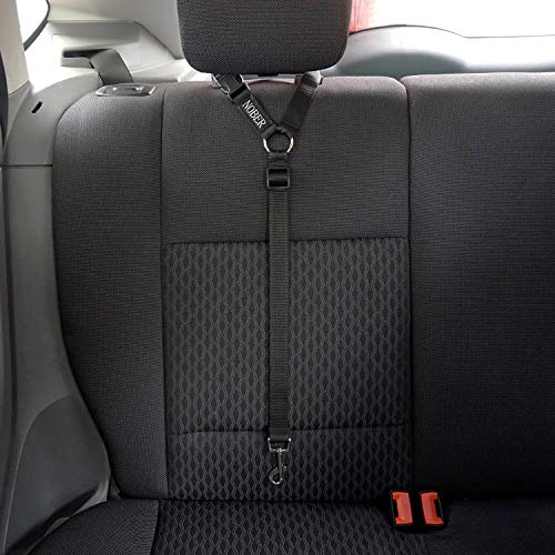 Pet Dog Cat Seat Belts, Car Headrest Restraint Adjustable Safety Leads Vehicle Seatbelt Harness 1 Pack - view 2