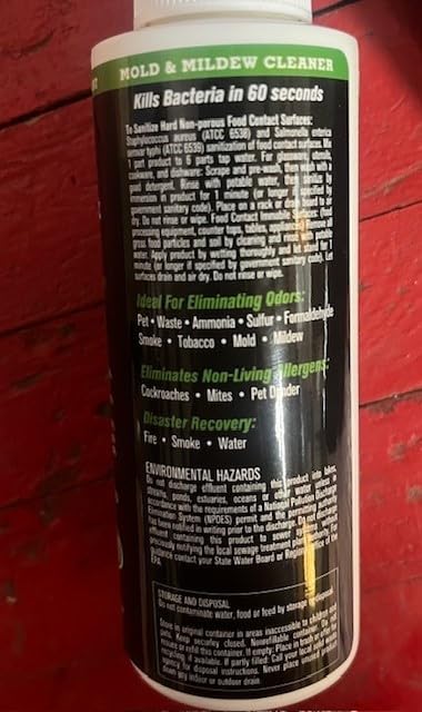 Hospital Disinfectant, Odor Eliminator & All-Purpose Cleaner, 4 Ounce Spray, 2-Pack - view 3