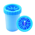 Portable Dog Paw Cleaner, Large Dog Foot Washer Cup, Compact Pet Foot Cleaning Tool, Fast Clean Pet Foot Cleaner for Medium Large Breed Dogs Cats (Blue)