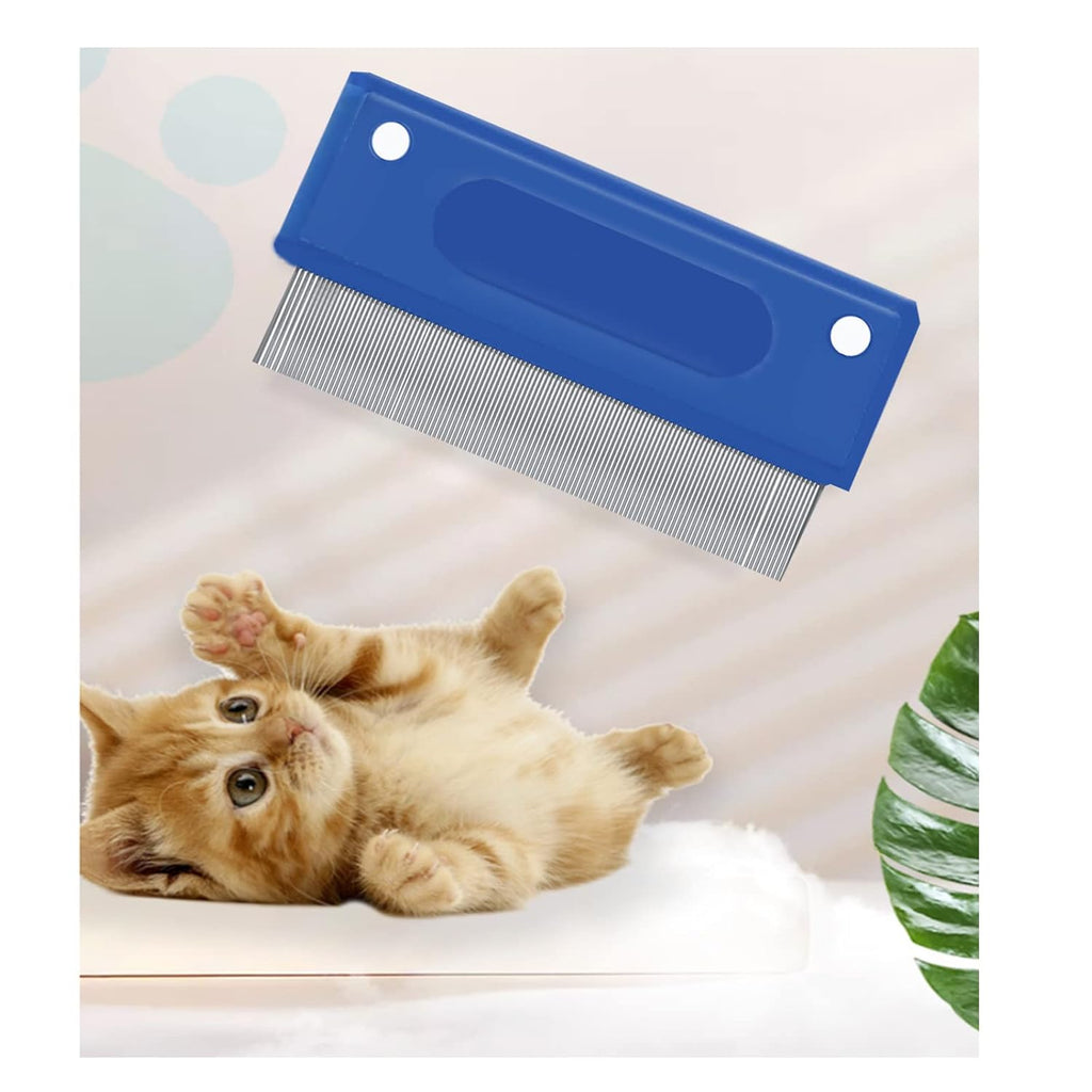 5 Pieces Grooming Combs - Tear Stain Remover for Pets, Lice and Flea Remover, Dandruff and Mucus Removal for Small Dogs and Cats - view 7