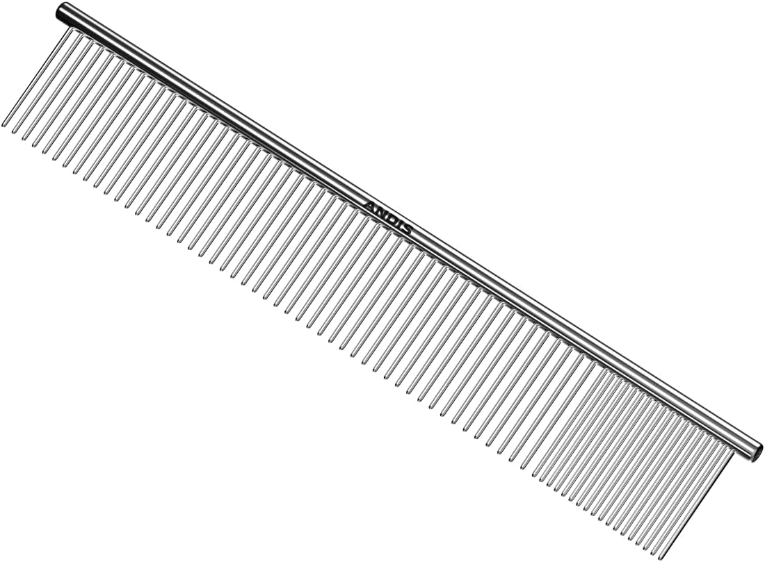 68545 Stainless Steel Pet Dematting Comb, 10in | Removes knots, mats & loose hair, lightweight balanced design, dog grooming brush accessory - view 2