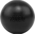 Extreme Ball with Hole, Rubber Fetch Toy, Black, for Large/Medium Dogs | Made from Most Durable Extreme Rubber, a Fetch Ball with a Hole for Training & Interactive Play