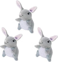 Burrow Replacement Miniz - Interactive Dog & Puppy Toys for Boredom, Stimulating Pet Products to Keep Them Busy, Plush Refills for Hide & Seek Puzzle, Squeaky Toy for Enrichment - Bunnies