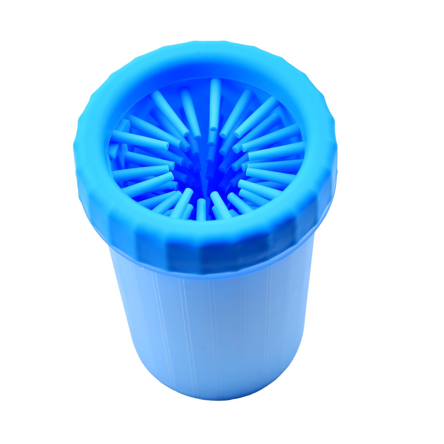 Portable Dog Paw Cleaner, Large Dog Foot Washer Cup, Compact Pet Foot Cleaning Tool, Fast Clean Pet Foot Cleaner for Medium Large Breed Dogs Cats (Blue) - view 6