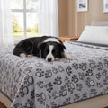 Premium Soft Dog Blankets for Large Dogs, Large Cat Blanket Washable for Human Bed Couch Protection Cover, Dog Essentials for Dog, 66 * 82 inches, Grey