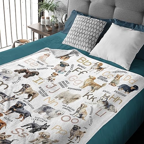 Dog Flannel Fleece Blanket Throw Couch Microfiber Soft Cozy Lightweight Luxury Bed Blanket 40"x30"for Pet - view 3