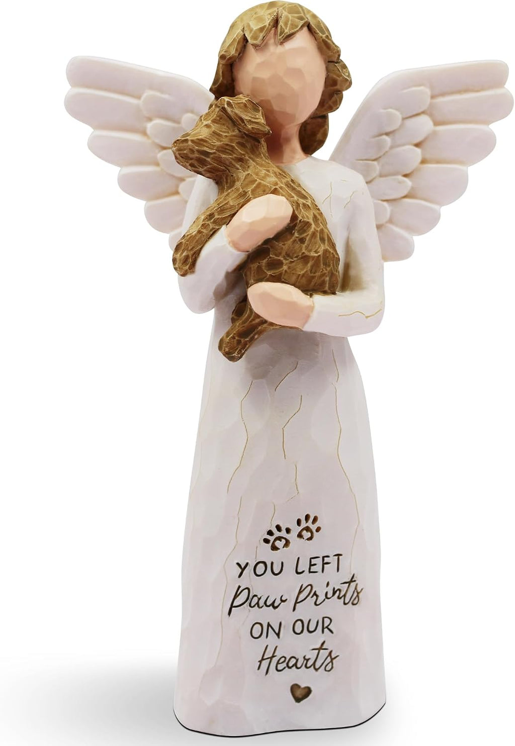 Dog Memorial Gifts for Loss of Dog Sympathy Gift Figurines White | Pet Memorial Gifts for Dog, Dog Mom Gifts for Women, Pet Remembrance Gift, Pet Loss Gifts, Resin Hand-painted Statue - view 7