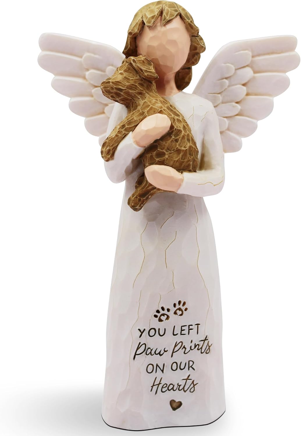 Dog Memorial Gifts for Loss of Dog Sympathy Gift Figurines White | Pet Memorial Gifts for Dog, Dog Mom Gifts for Women, Pet Remembrance Gift, Pet Loss Gifts, Resin Hand-painted Statue - view 7