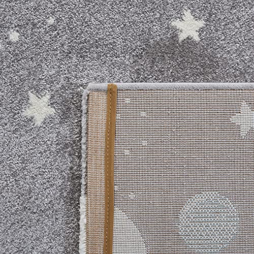 Carousel Kids 100 Runner Rug 2x8, Novelty Gray & Lavender CRK103F - view 4