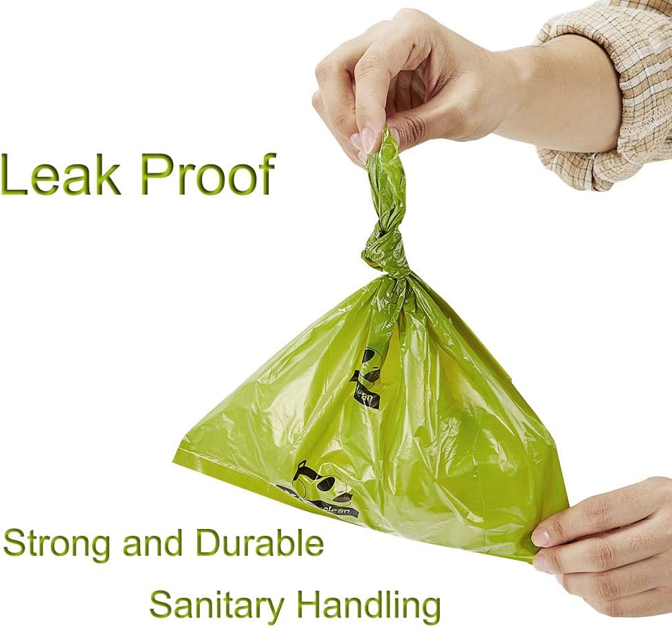 Dog Poop Bags, 24 Rolls/360 Bags with Dispenser | Dog Waste Bags, Unscented, Leak-Proof, Easy Tear-Off - view 5