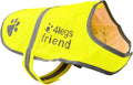 Safety reflective vest for dogs - high visibility for outdoor activity day and night, protect your pet from cars & hunting accidents
