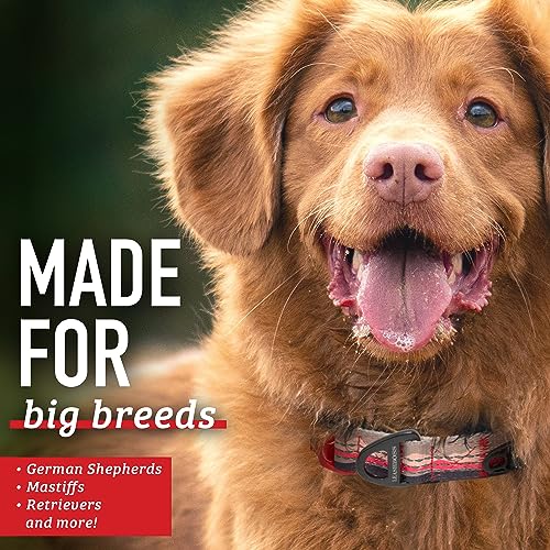 XL Dog Bowl (14 Cup) Hard Plastic Dog Bowl for Large Breeds - Indestructible Canine Dish for Tough Use - Outdoor Pet Water Dish - Gray - view 3