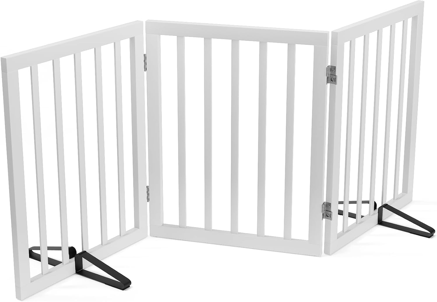 Dog Gate for Stairs,Foldable Dog Gate for Indoor Doorways House,Freestanding Pet Gates for Dogs,Doogie Puppy Fence Gate - view 3