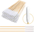 6-Inch Long Cotton Tips for Cleaning Dogs' Ears | Extra-Long Cotton Swabs for Dog Ear Cleaning | Eco-Friendly Dog Ear Swabs & Pads | Organic Bamboo & Cotton | 100-Pack