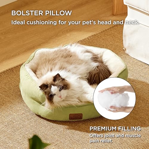Small Dog Bed Washable,Round Cat Beds for Indoor Cats,20in - view 4