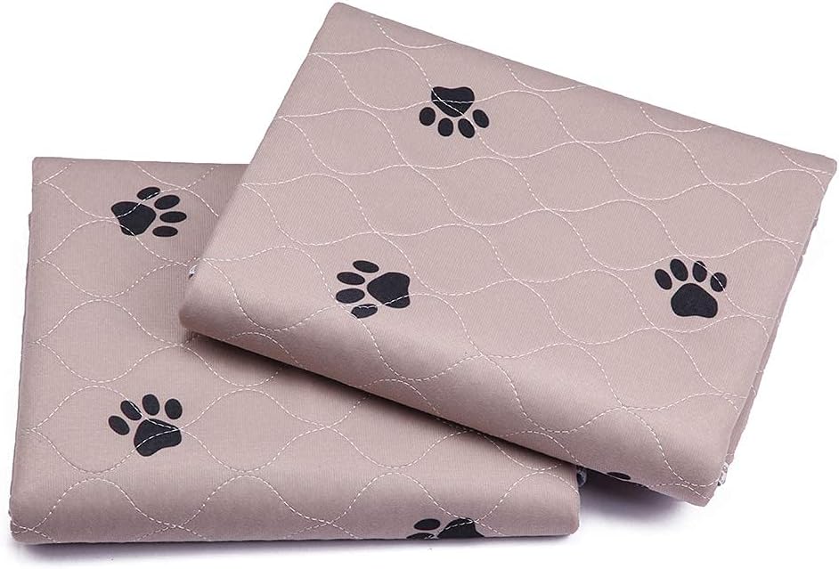 Washable dog pee pads with puppy grooming gloves, puppy pads, reusable pet training pads, large dog pee pad, waterproof pet pads for dog bed mat, super absorbing whelping pads - view 4
