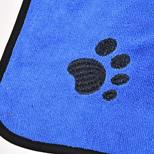 Dog Bathrobe,Soft Pet Bath Towels,Dog Blanket,Quick Drying Microfiber Bathrobe Hooded for Dog Cat Pet,Puppy Bath Towel, Absorption Bath Towels,Machine Washable - view 5