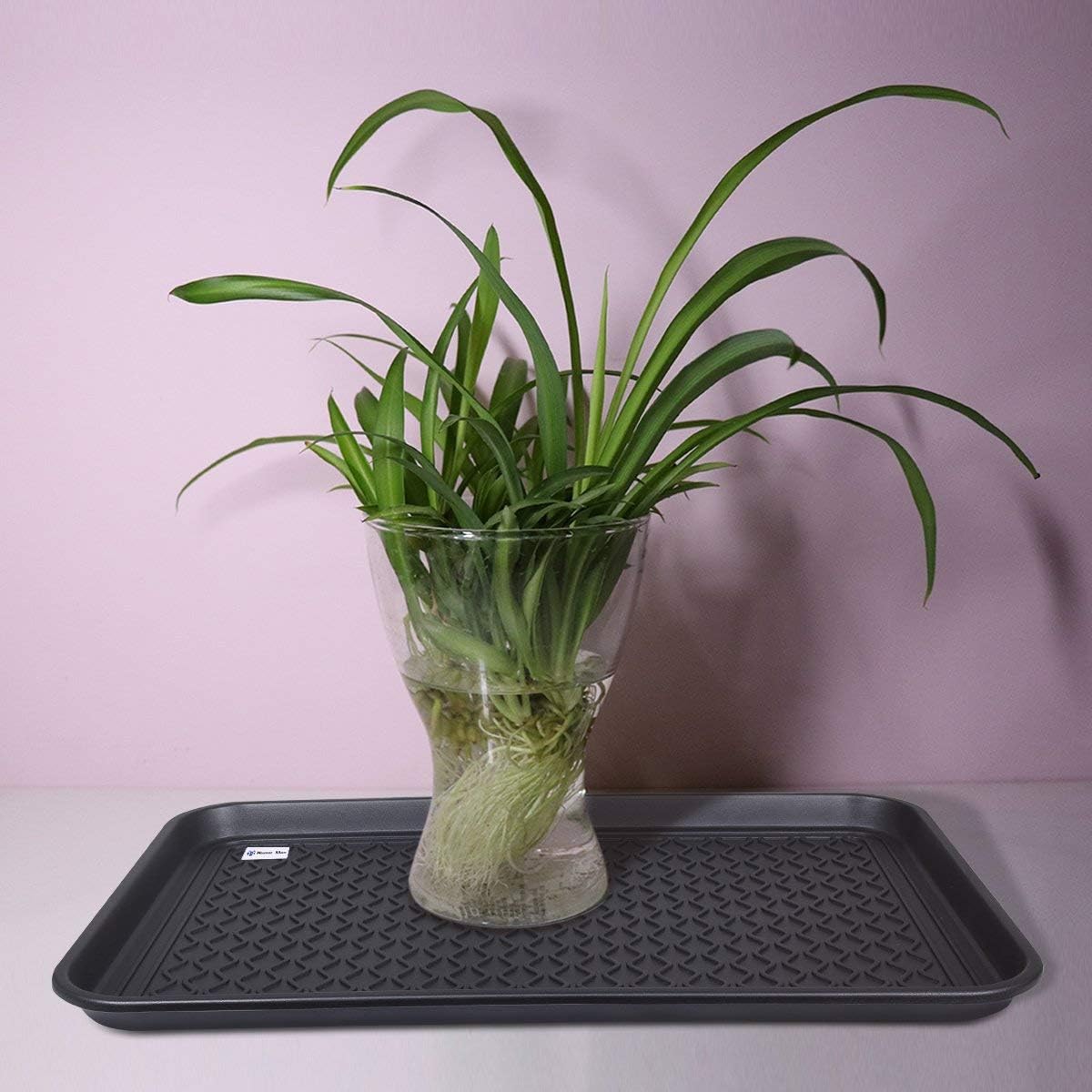 Multi-purpose boot mat, shoe mat, pet bowl tray, waterproof for indoor and outdoor floor protection, 24" x 15"/2 pack - view 6