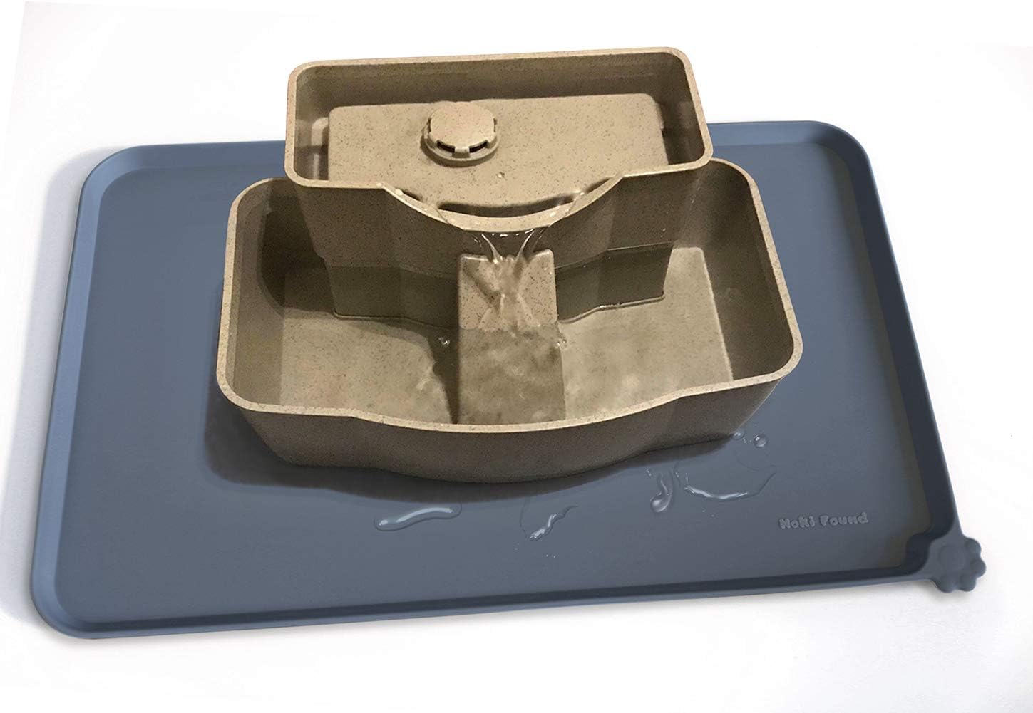 Waterproof pet feeding mats with high lips - multiple size and colors for dogs, cats & others - view 4