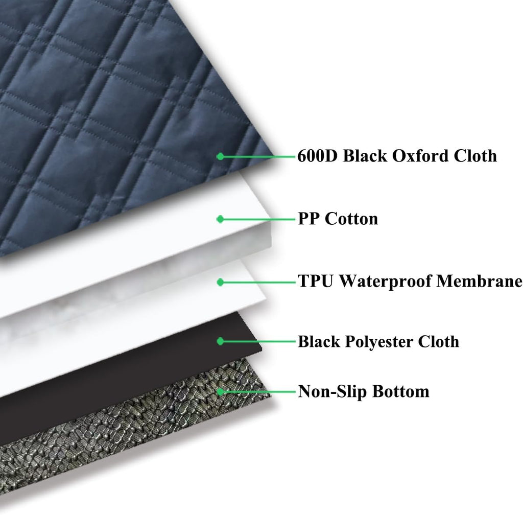SUV cargo liner for dogs 53x80 pet dog cargo liner dog car seat cover for back of SUV trunk cover for dogs with side walls - view 7