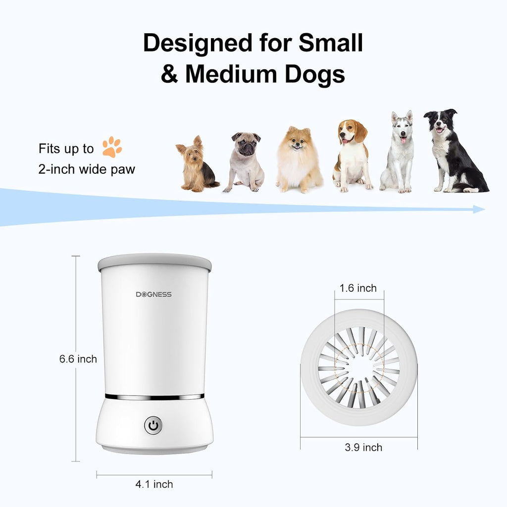 Automatic Dog Paw Cleaner Cup Paw Washer for Small & Medium Dogs | Original Design | Premium Thick Materials | Rechargeable - view 3