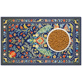 Pet Dog Cat Food Mat, Cute Animal Dog Bowl Mats, 16 * 24 in