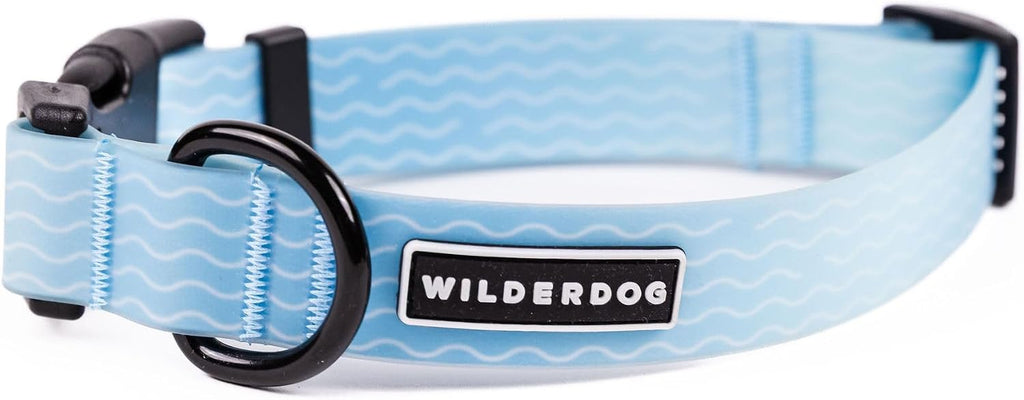 Waterproof dog collar - repels water & dirt - medium 13"-18" - saltwater - view 2