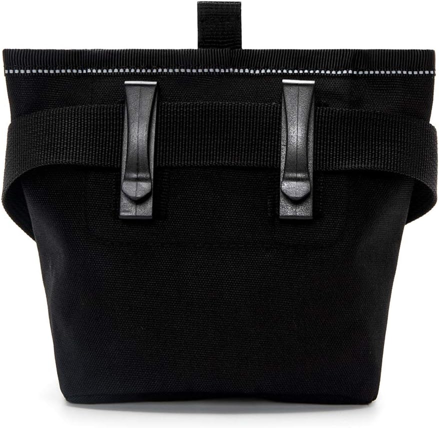 Dog treat pouch for training, magnetic closure, waist clip belt, hands free | dog treat bag for pet obedience training, running and walking, one hand access, open top, 3 cups - view 4