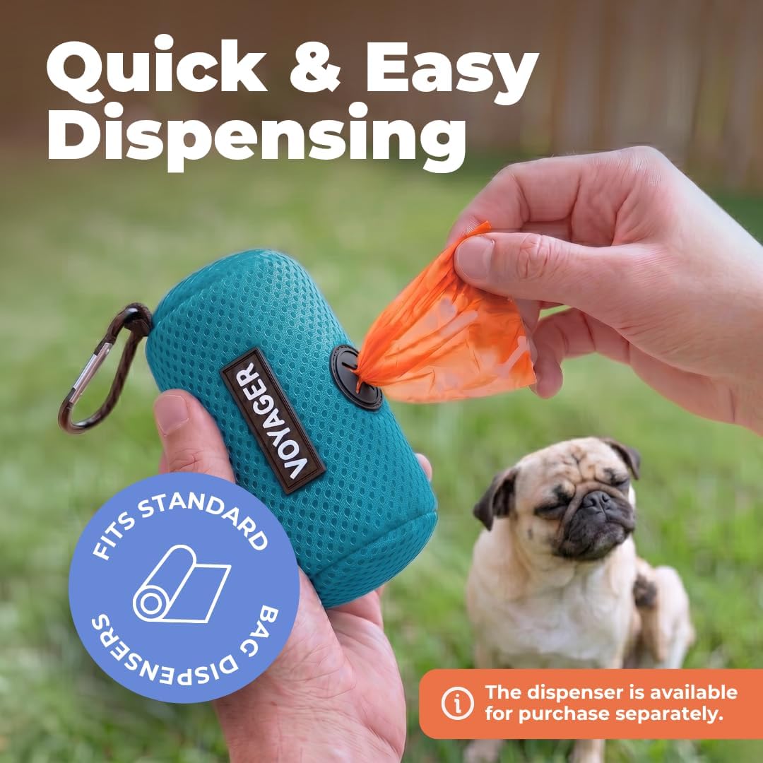 Poop Bags for Dogs - Assorted Colors, 150 Count | Scented, Leak-proof, Easy-Tear perforations, 15 Thick Bags per roll, Outdoor Walking & Travel, Fits Standard Holders - view 3