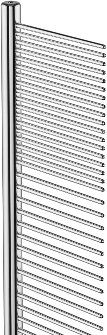 68545 Stainless Steel Pet Dematting Comb, 10in | Removes knots, mats & loose hair, lightweight balanced design, dog grooming brush accessory - view 3