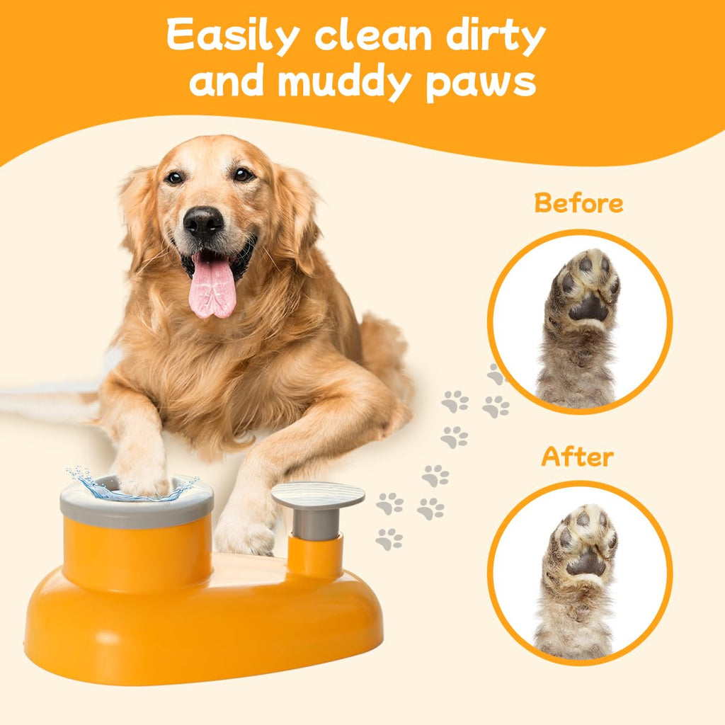 Mechanical Dog Paw Cleaner-Manual Spinning-Cup Washer (Small-Medium) - view 4