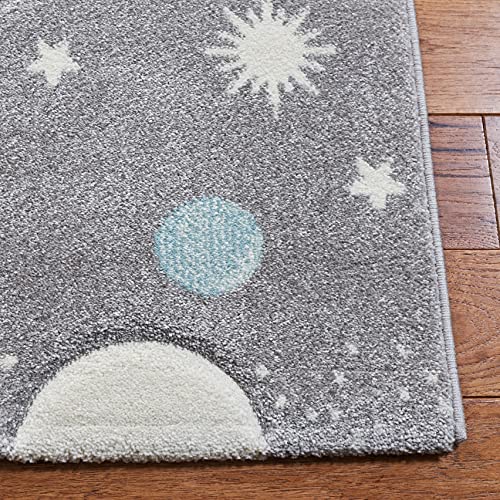 Carousel Kids 100 Runner Rug 2x8, Novelty Gray & Lavender CRK103F - view 3