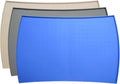 Small waterproof dog & cat food mat (18x12"). FDA grade silicone [superior hygiene, non-toxic, multiple sizes]