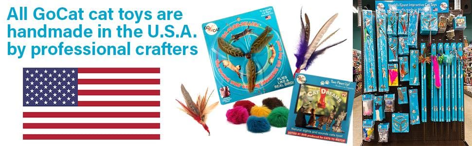 GoCat Cat Toy Refill Accessories, Handmade in the USA, Sparkler - view 6