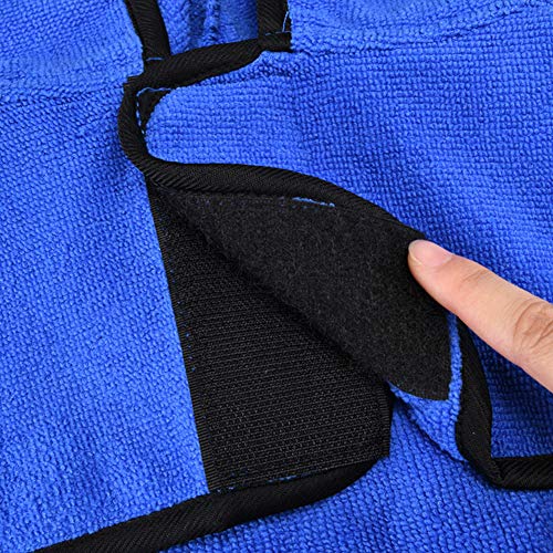 Dog Bathrobe,Soft Pet Bath Towels,Dog Blanket,Quick Drying Microfiber Bathrobe Hooded for Dog Cat Pet,Puppy Bath Towel, Absorption Bath Towels,Machine Washable - view 6