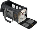 Original Deluxe Travel Pet Carrier, Airline Approved & Guaranteed On Board - Charcoal Gray, Medium