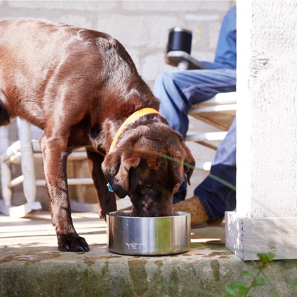 Boomer 8, Stainless Steel, Non-Slip Dog Bowl, Holds 64 Ounces - view 6