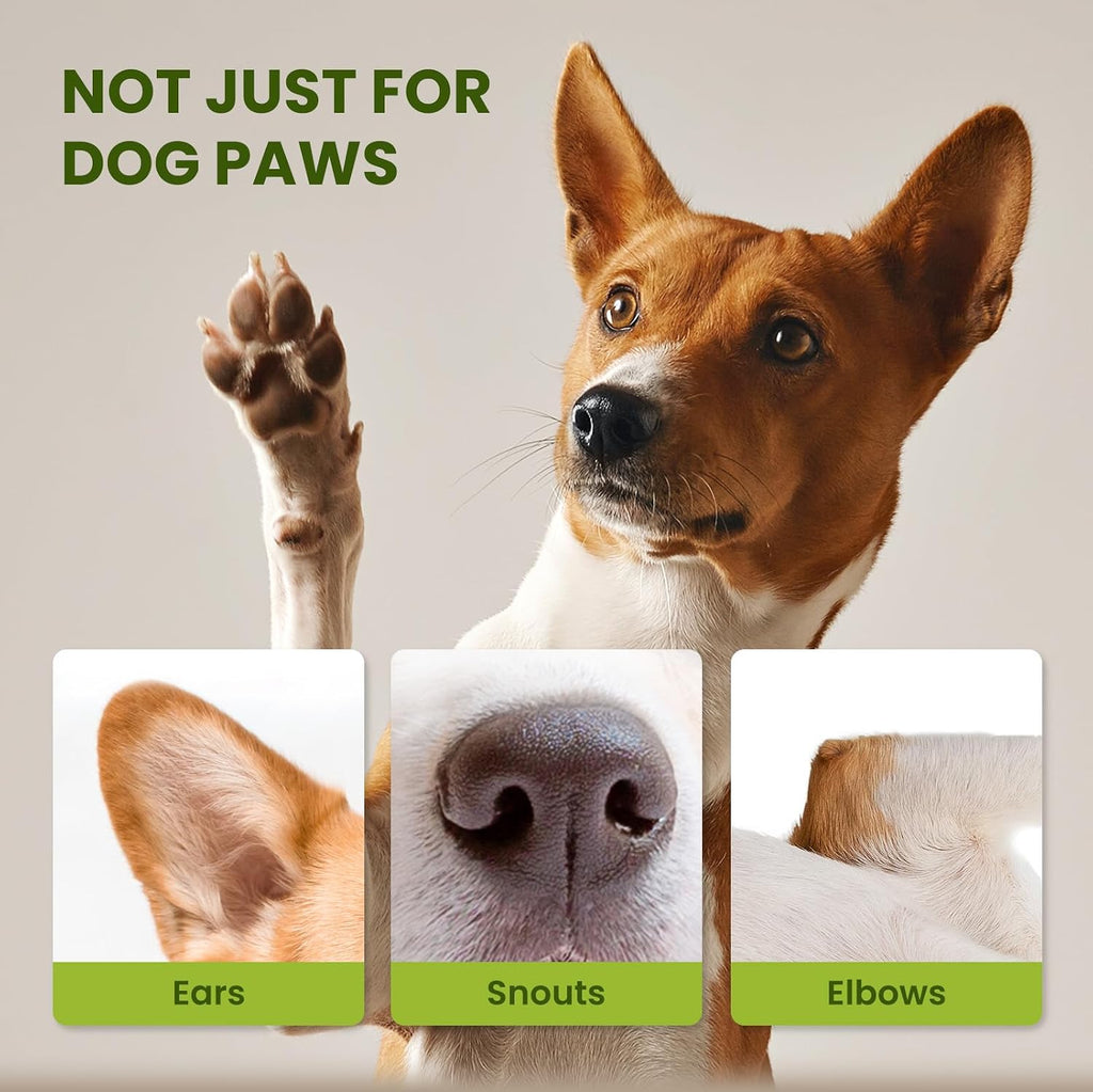 Lick-Safe Dog Paw Balm for Paws & Nose, All-Natural Paw Pad Moisturizer for Dogs & Cats, Paw Butter Helps Soothe Dry, Cracked Paws, Protects from Snow, Ice Melt & Hot Pavement, 1Pack | 2.1 oz - view 7