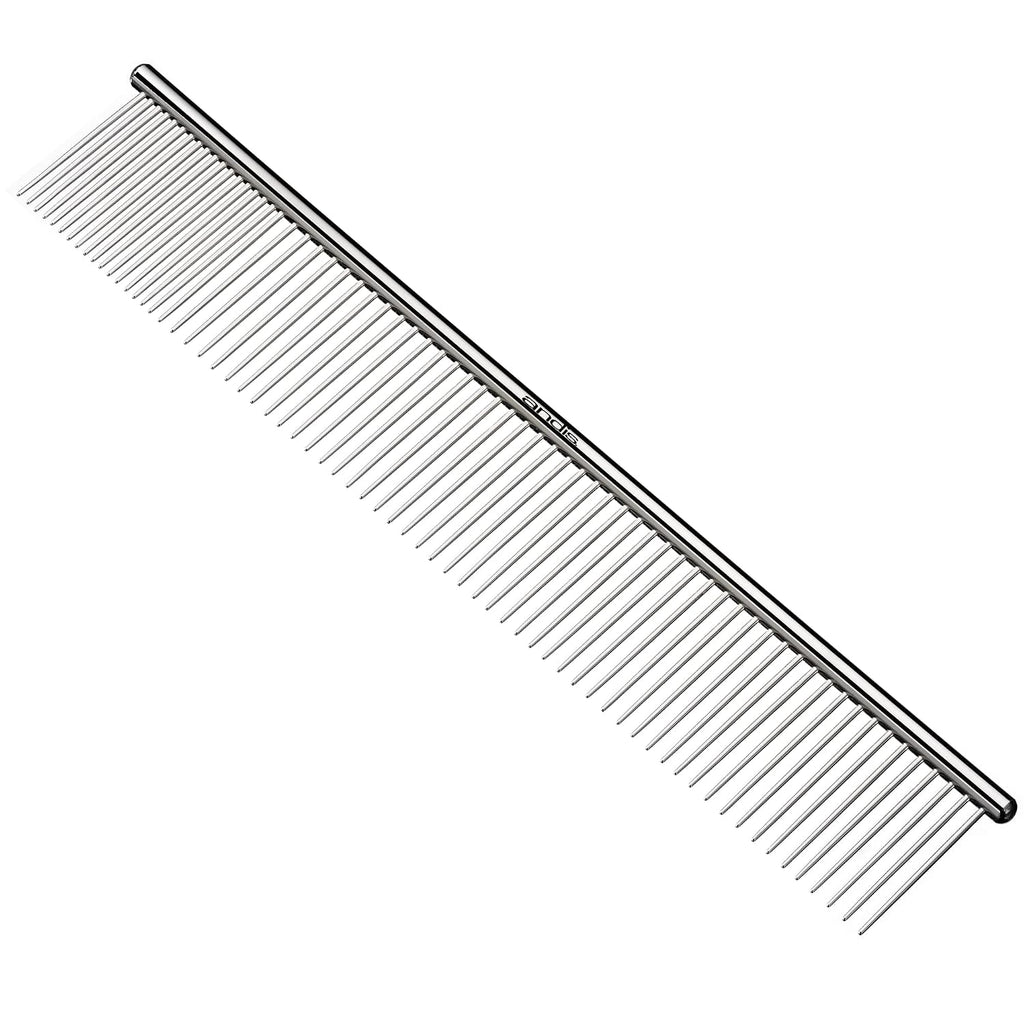 65725 Stainless-Steel Comb for Knots, Mats & Loose Hair Removal - Effective Dematting Tool Comfortable, Lightweight, Portable & Safe for Dogs, Cats & Pets – Silver, 10-Inch - view 2