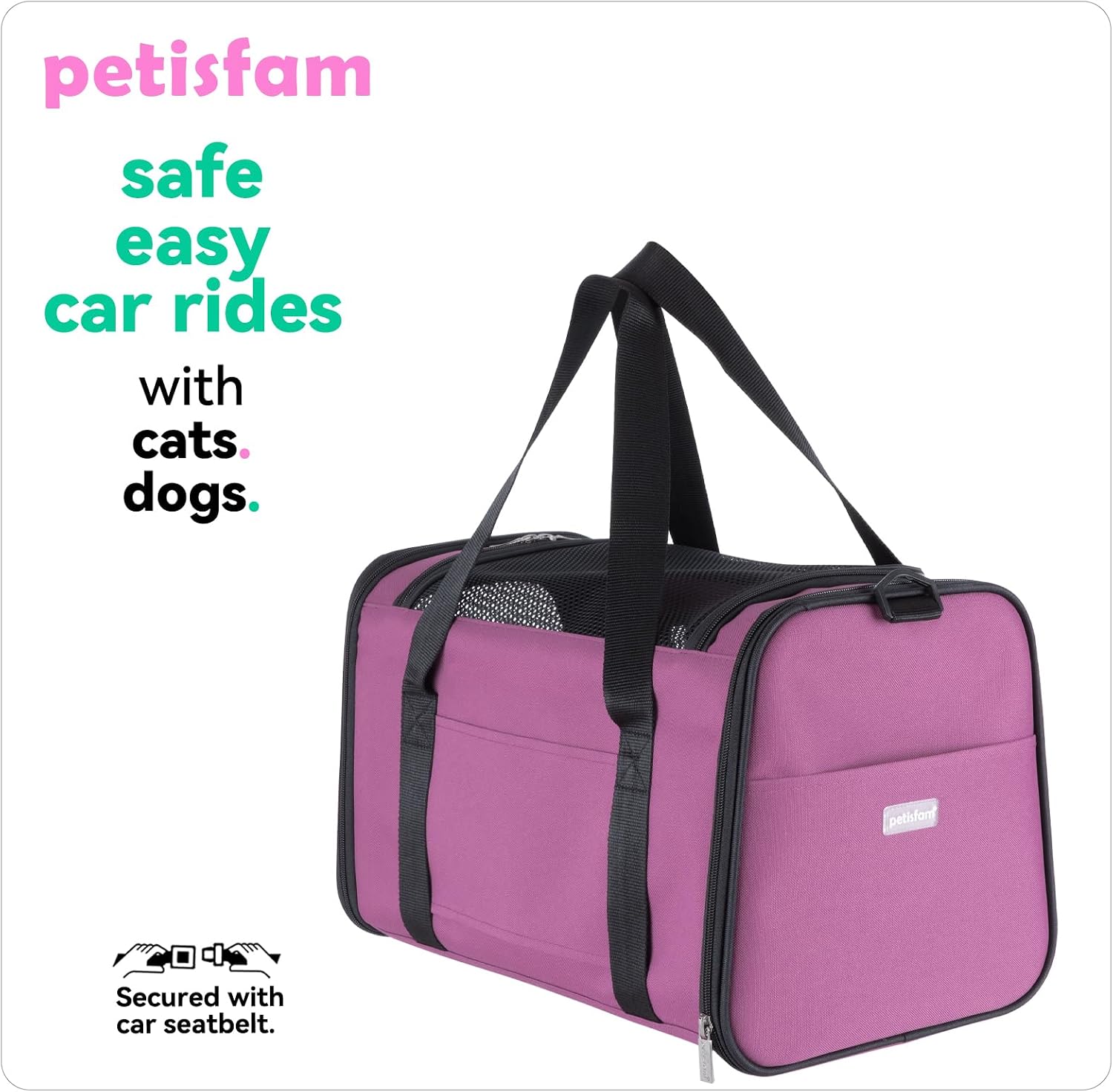 Easy load pet carrier for medium cats and small dogs - view 5