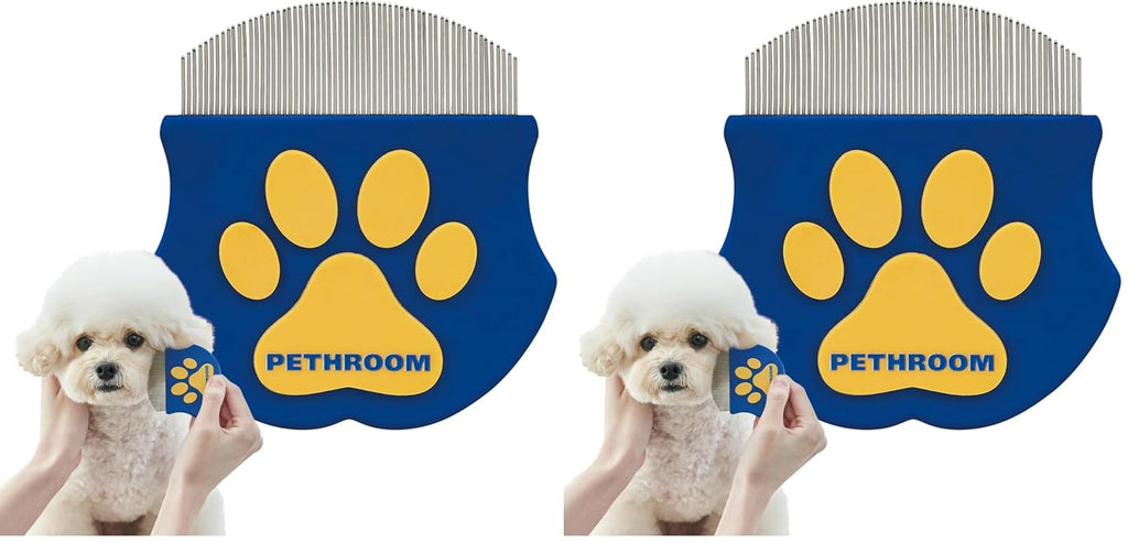Professional Eye Comb for Pets, Stainless Steel Tear Stain Remover | Gentle Round-Head Grooming Tool for Cats & Dogs, Compact & Portable for Eye Gunk Removal - view 8