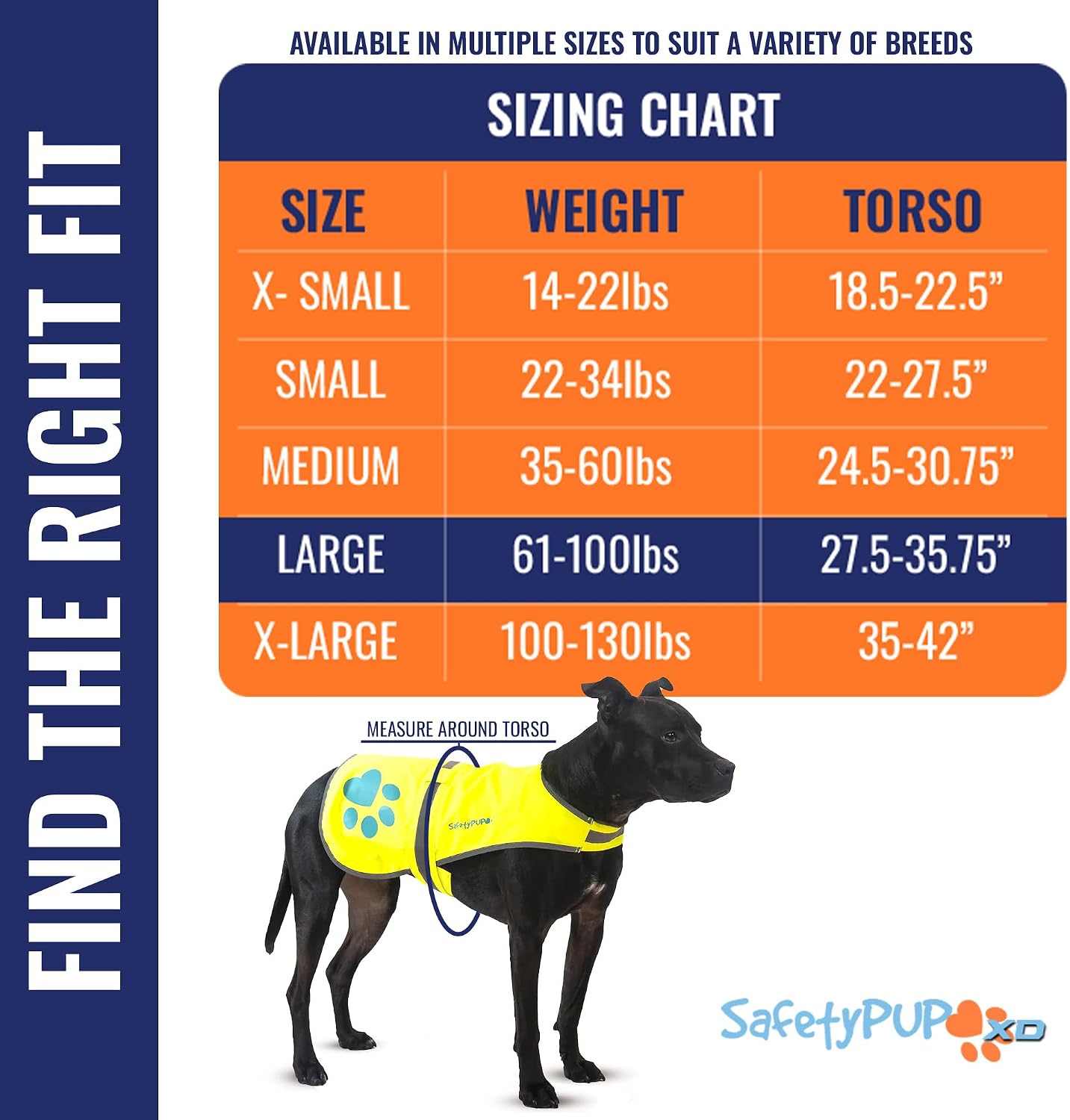 Reflective dog vest, hi vis safety gear for low-light morning & night walks | dog safety vest brings peace of mind. Waterproof, fluorescent visibility jacket protects your pet on trails & near traffic - view 2
