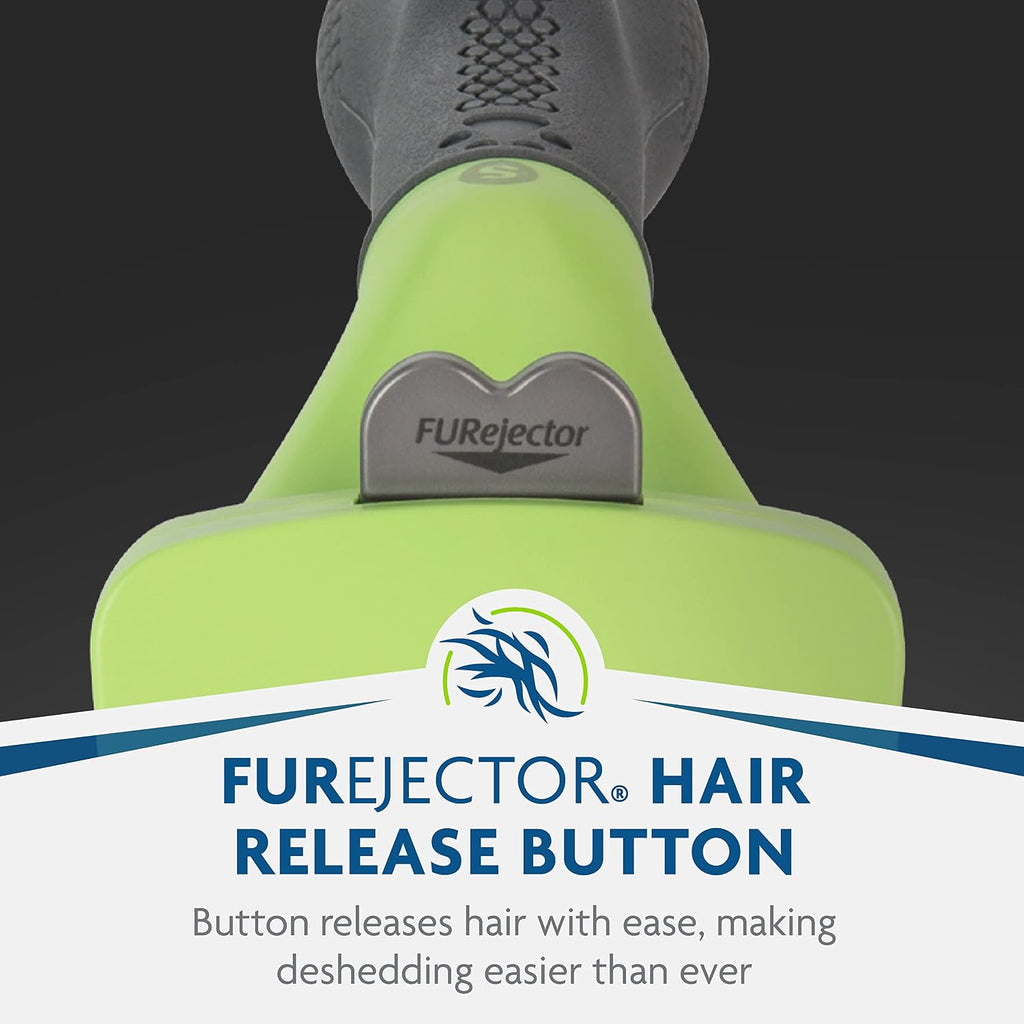 Large Dog Undercoat deShedding Tool for Long Hair | Reduces Loose Hair From Shedding, Easy Clean-Up, For Dogs Over 50 lbs, Use Weekly, Ergonomic Handle For Comfort - view 8