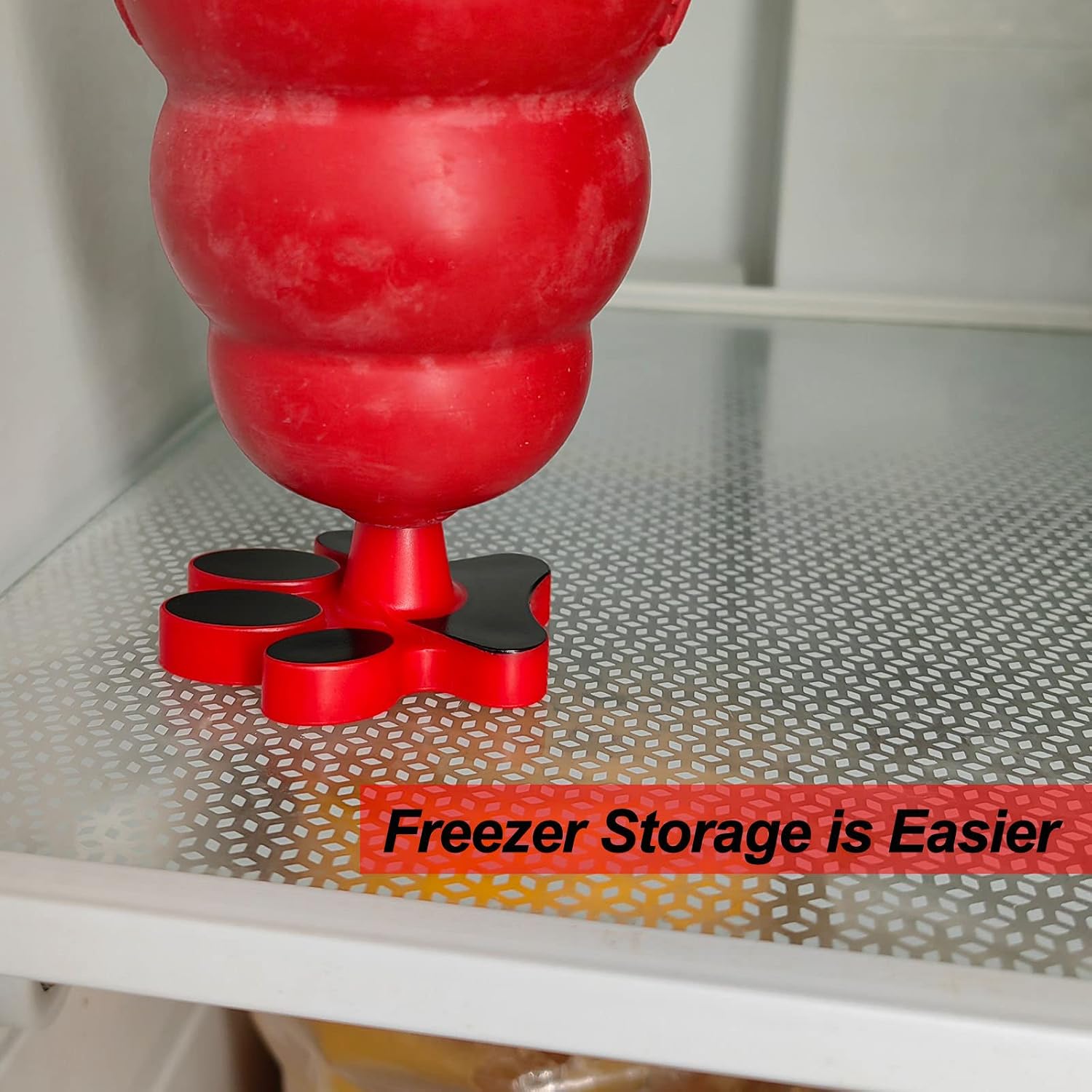 Dog Toy Holder Stopper for Classic Sizes XS to XXL, 4 PCS | Prevent Leakage, Hold Dog Chew Toy Steady, Makes Filling and Freezing Easier, Easy to Clean, Reusable - view 4
