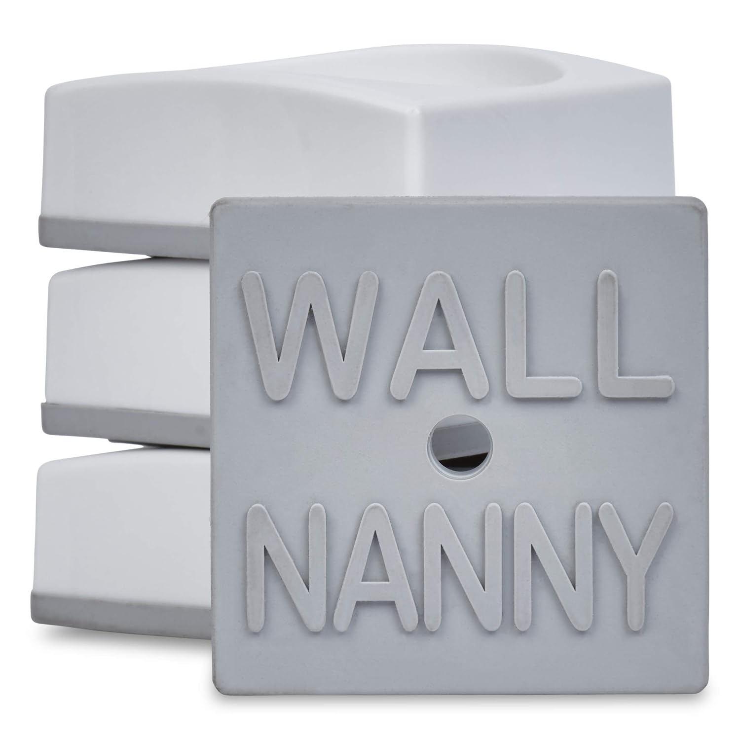 Mini - Smallest Baby Gate Wall Protector (Made in USA) Protect Walls & Doorways from Pet Gates & Dog Gate Spindles - Child Pressure Mounted Baby Gate for Stairs Wall Cup (White) 4 Pack
