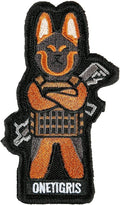 K9 Patch Dog Morale Patch for Vest Harness Collar Leash (German Shepherd)