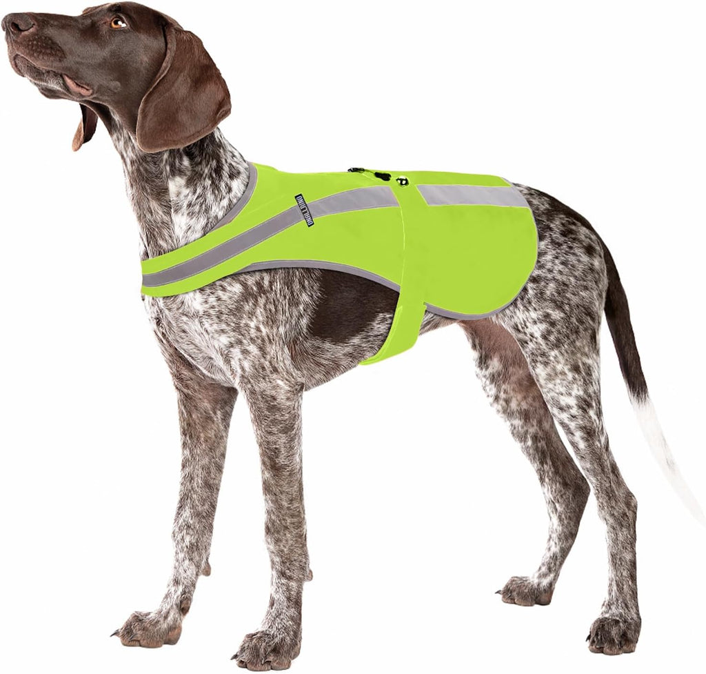 Reflective Dog Vest for Medium Large Breeds, High Visibility Dog Safety Vest with Removable Bell Keep Safe from Hunting, Training & Cars Accidents - view 8