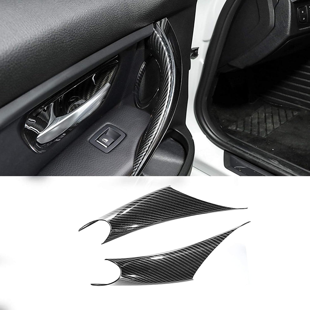 2PCS Door Handle Covers for BMW 3 Series F30/F31 4 Series F32 | Driver Side &Passenger Side Door Pull Handle Covers (For BMW 320i,328i,330i,335i F30/F31 and 428i, 435i F32/F36)(Black) - view 8